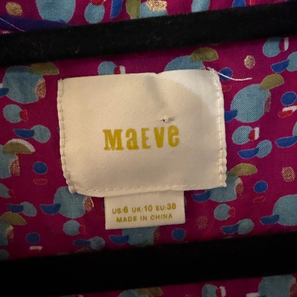 Maeve by Anthropologie Amara Printed Blouse - Picture 6 of 6